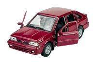Welly Polonez Caro Plus Dunkel Rot 1:34 Polish Classics Die Cast Metal Model Neu
