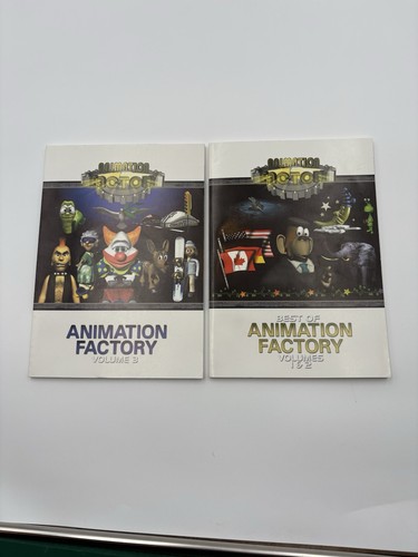 Animation Factory Best of Vol 1 2 & Volume 3 CD-ROM Set Vintage PC Clip Art