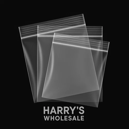 Clear Grip Seal Resealable Zip Lock Bags – Multiple Sizes Heavy Duty Storage