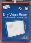A4 Magnetic Backed Dry Wipe Board With Write On Wipe Of Pen Memo Note Board