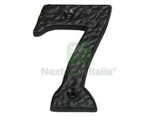 1PZ NUMERO CIVICO "7" IN FERRO NERO OPACO: