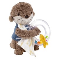 Rasselring Greifling Otter 0+ Babyspielzeug Stoff Fehn, Spielzeug FüR Babys