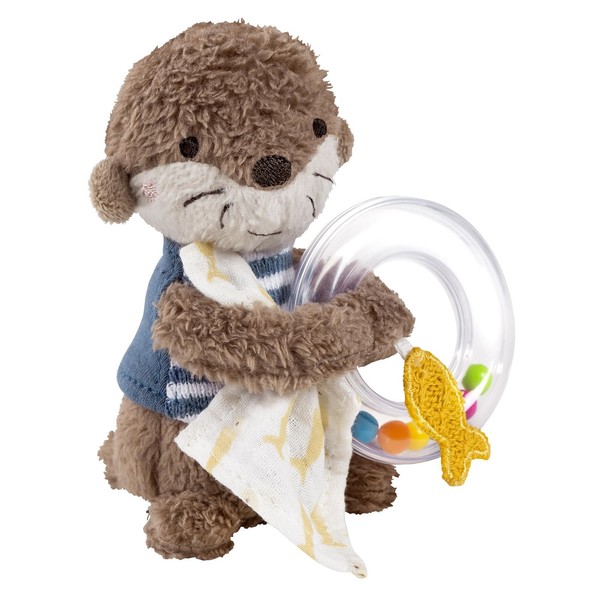Rasselring Greifling Otter 0+ Babyspielzeug Stoff Fehn, Spielzeug FüR Babys-image