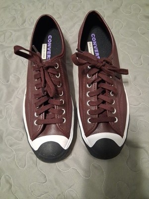 Converse Jack Purcell Leather Sneakers 8.5 Oxford Shoes Preppy