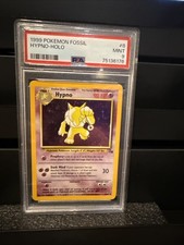 1999 Pokemon Fossil Unlimited Hypno Holo Rare #8/62 PSA 9 on eBay