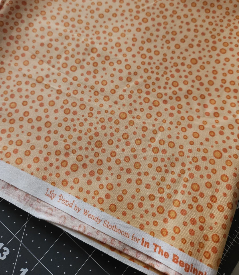 RARO 2009 "Lily Pond" en naranja de Wendy Slotboom para telas para principiantes Foto 2 de 2