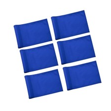 Golf Flag 8x6 Inch - Plain Blue, 420D Nylon, Tube Inserted - Mini Practice Pu...