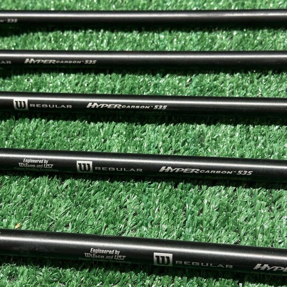 Wilson Fat Shaft Regular Flex RH Graphite Iron Golf Club Set 1I-PW & GW ...