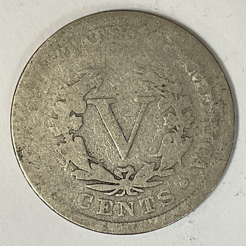1898 Liberty Testa V Liberty Nichel 5 centesimi USA 13 stelle 13 prime colonie - Foto 2 di 2