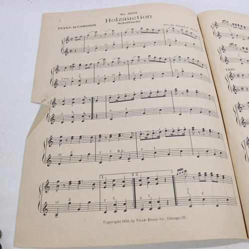 Holzauction Schottisches Klavier Akkordeon Noten 1932 Vitak-Elsnic - Bild 6 von 7