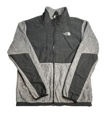 The North Face Jacket Boys XL 18/20 Gray Black Colorblock Fleece Zip Pockets