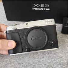 Fujifilm X-E3 24mp Mirrorless Digital Camera Silver English SD 90 New