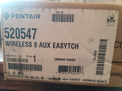 520547 Pentair EasyTouch Wireless Controller 8 AUX