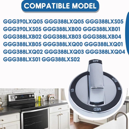 W10415450 SET MANOPOLE COMPATIBILI WHIRLPOOL KENMORE AP6021125, W10294797, W10325899 - Foto 4 di 9