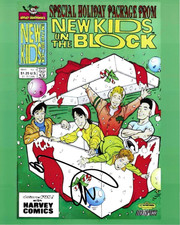 * DONNIE WAHLBERG * signed 8x10 photo * NEW KIDS ON THE BLOCK * COA *