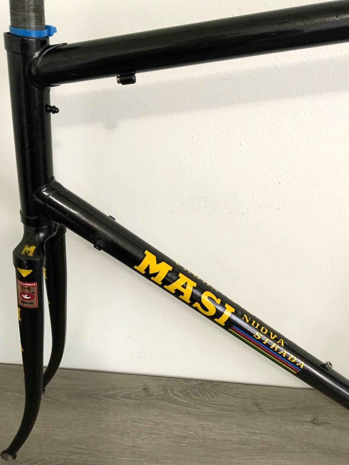 MASI NUOVO STRADA FRAME AND FORK  58 CM COLUMBUS TUBING 2.8 KGS 130 SPACING