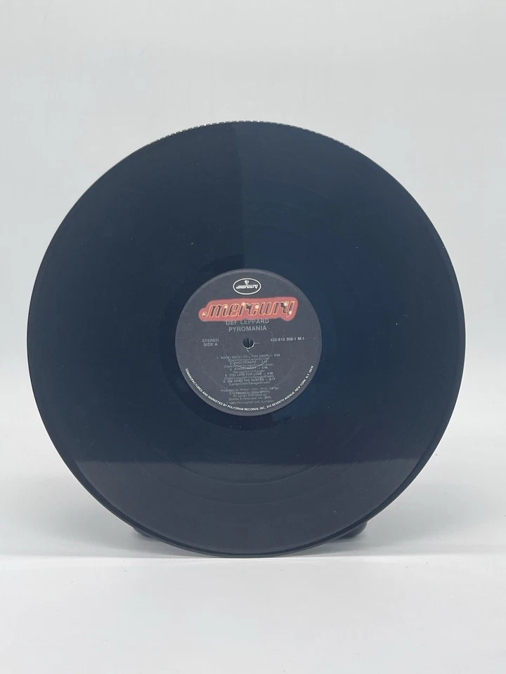 DEF LEPPARD PYROMANIA 12" LP VG VINYL RECORD MERCURY 1983 ROCK OF AGES - Image 4 of 4