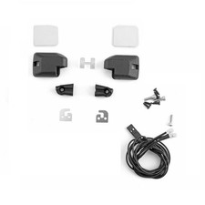 1Pair Universal 3mm Lamp Bead Foldable Rearview Mirror for 1/10 RC Crawler Car