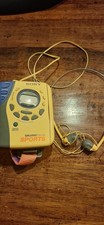 Sony Walkman Sports FM/AM Yellow Cassette Player   Working   Armband ...