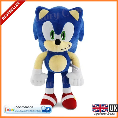 Sonic the Hedgehog süßes Plüschtier Kuscheltier Videospiel Cartoon Plüschtier 30 cm