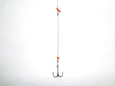 6 - WIRE ICE FISHING HIGH SPINNER TIP UP LEADERS - For Beaver Dam Frabill Polar