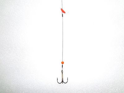 6 - WIRE ICE FISHING HIGH SPINNER TIP UP LEADERS - For Beaver Dam Frabill Polar