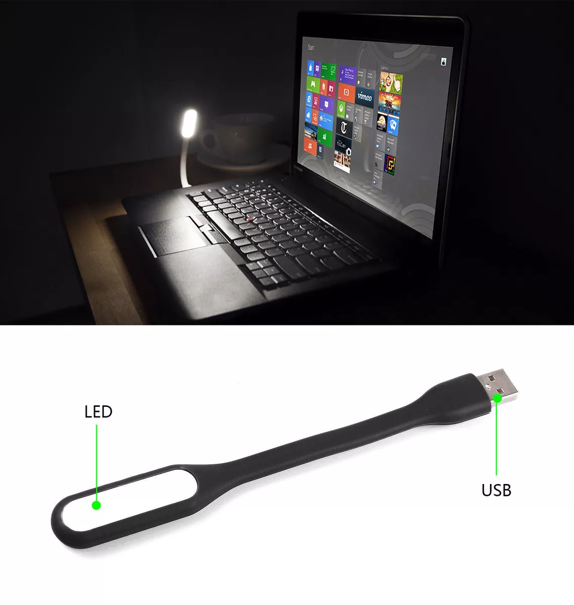 USB Lampe,Lampe Ordinateur Portable,LED Flexible USB,LED