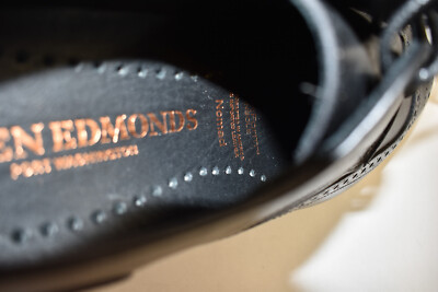 New! Allen Edmonds Nomad Wing Derby Black Size 9 D 6827 | eBay display picture 2