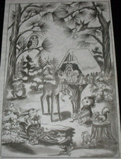 * TRI CHEM 8150 ANIMALS NATIVITY SCENE Picture to paint TRICHEM