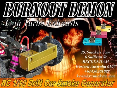 rc drift car smoke generator