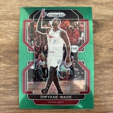 2021-22 Panini Prizm - Green Prizm #269 Dwyane Wade
