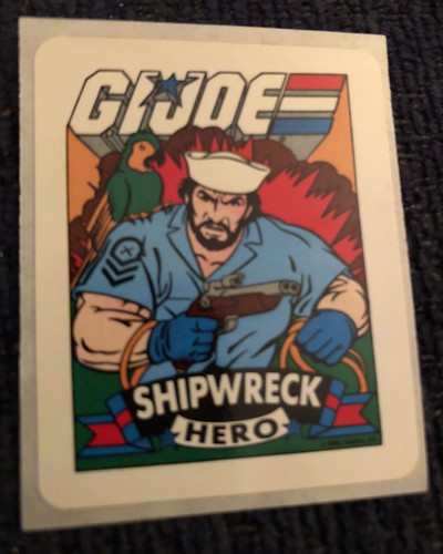 1986 Hasbro/Milton Bradley GI Joe Action Stickers “Shipwreck” - Picture 1 of 1