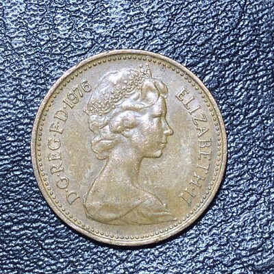 UK England 1976 “New” PENNY Queen Elizabeth II Decimal - International Coin