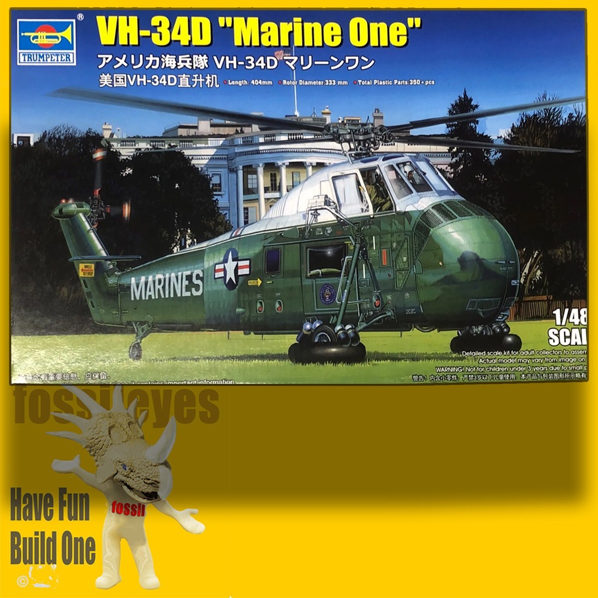 Trumpeter 02885 VH-34D 'Marine One' Avion Kit En Plastique Échelle 1/48