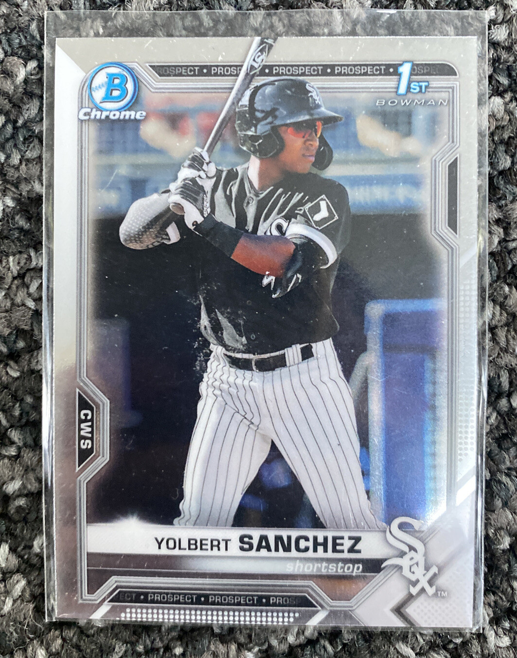 Yolbert Sanchez 2021 Bowman Prospects Chrome 1st Bowman #BCP-40 White Sox