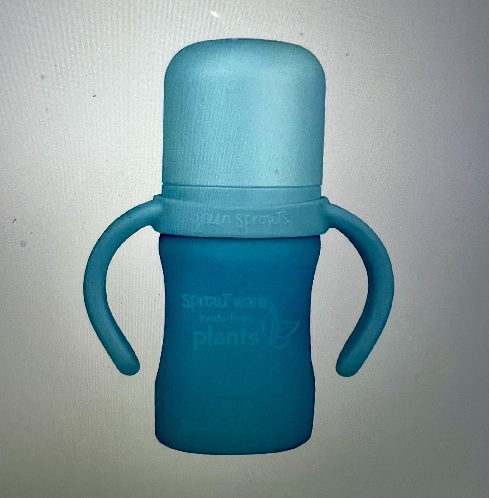 Baby Bottle Sip & Straw Cup Sprout Ware Green MADE FROM PLAN