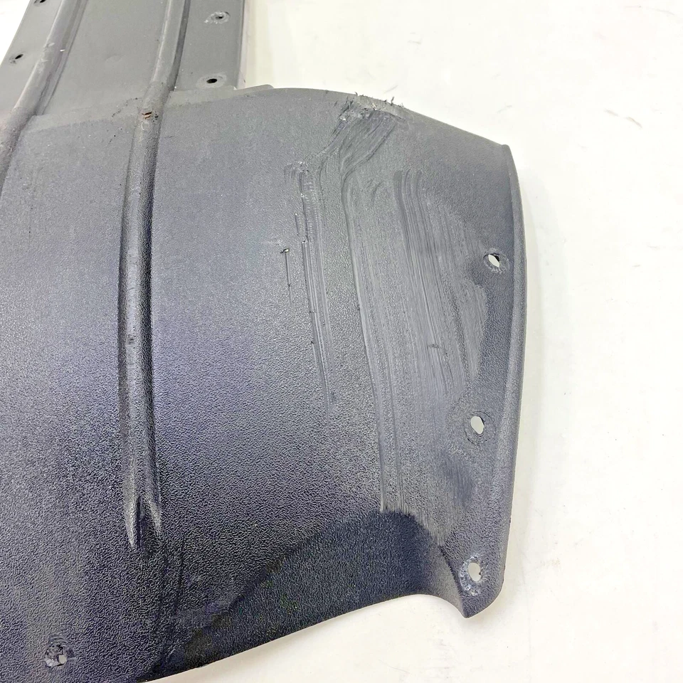 2001 Arctic Cat ZL 800 BLACK PLASTIC FRONT LOWER CENTER BELLY PAN SHROUD COWL - Image 3 of 4