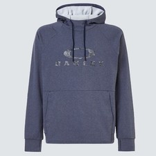 Oakley Space Camo Logo Hoodie Jacket Sweatshirt Fathom Heather Mens Medium New