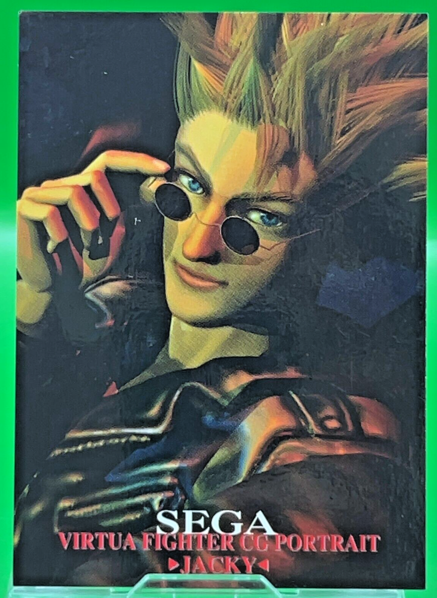 Jacky Bryant Virtua Fighter CG Portrait No. 62 Card SEGA FREAKS