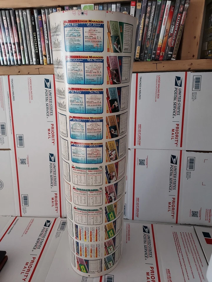 Lençóis de beisebol sem cortes 1992 Topps. Placas 3 folhas no total corridas raras - Imagem 3 de 4