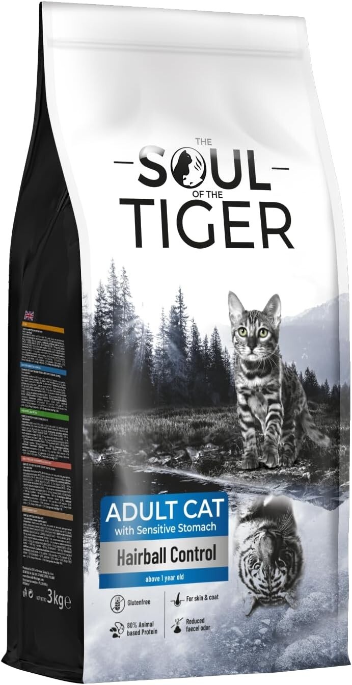The Soul of the Tiger - Cibo secco per gatti adulti dallo stomaco sensibile 3KG