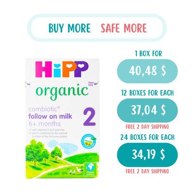 HiPP UK Stage 2 Organic Combiotic Milk Formula (800g) FREE SHIPPING $190