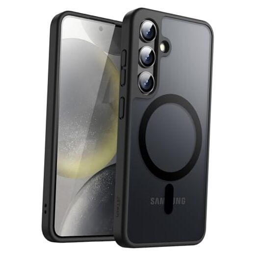 Magnetic Case for Samsung Galaxy S24 5G, Compatible with MagSafe, Black