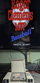 Roger Clemens' MVP Baseball Nintendo Entertainment System NES Cleaned and Tested