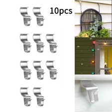 10 Pack Vinyl Siding Hooks Heavy Duty Stainless Steel Low Profile No Hole Hanger