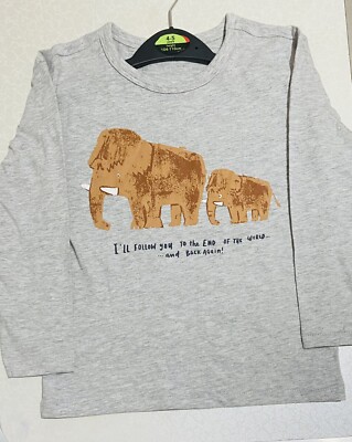 Jungen Baumwoll-T-Shirt (4-5 Jahre) kostenlose Lieferung mit Farbe UK-Festland grau