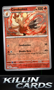 Reverse Holofoil Combusken 041/182 Common SV10: Destined Rivals Pokemon Card NM