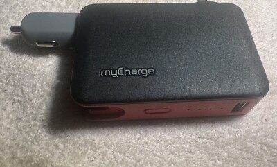 My Charge Power Bank Car USB charger Portable Device Red