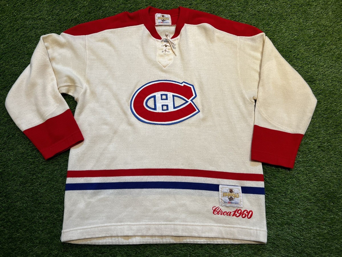 Vintage CCM Montreal Canadiens Heritage NHL Hockey Sweater Jersey