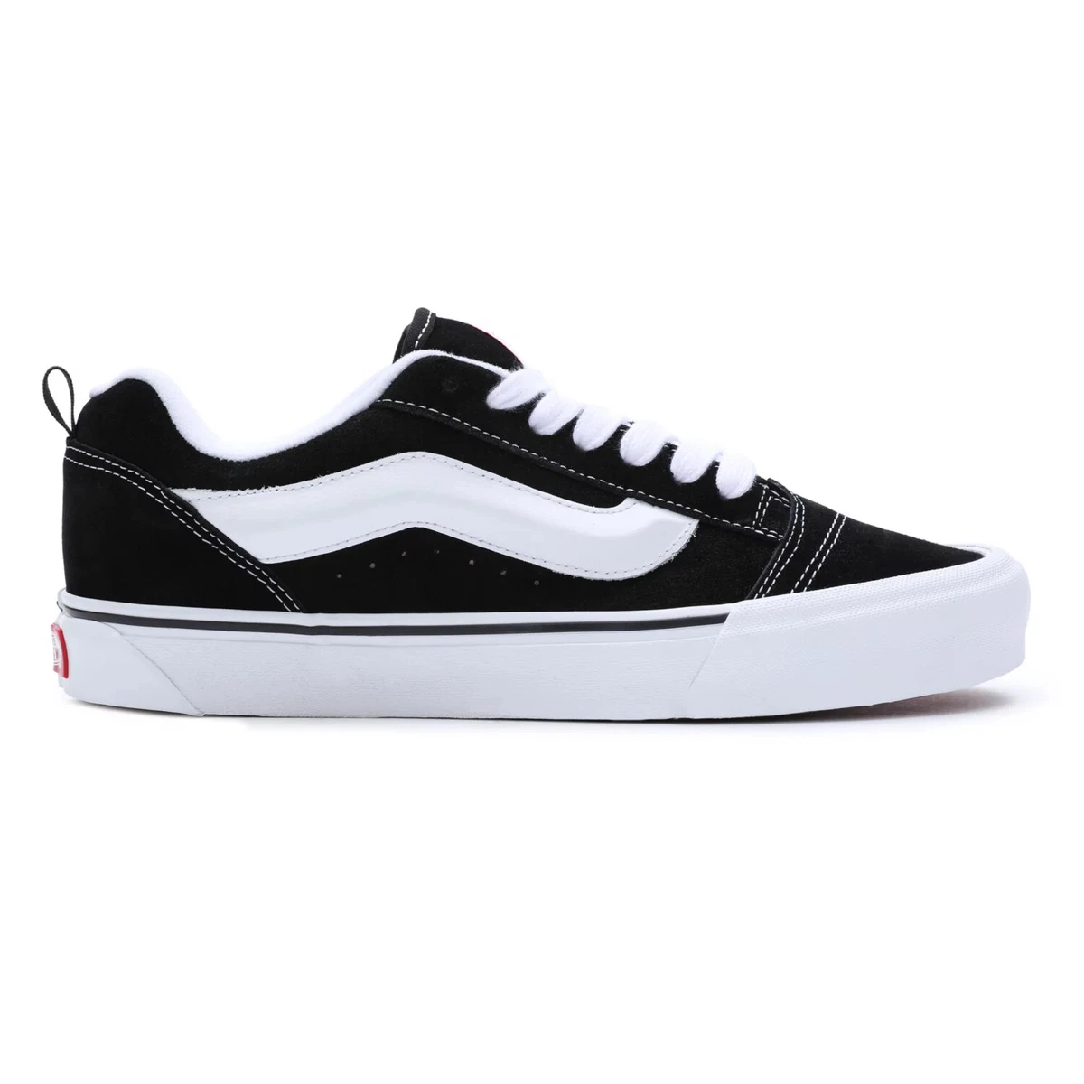 aantal Familielid negatief VANS Knu Skool Low Top Shoes Black | eBay